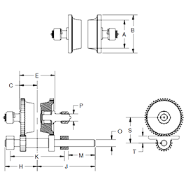 Single Flange Iron Wheel Assemblies